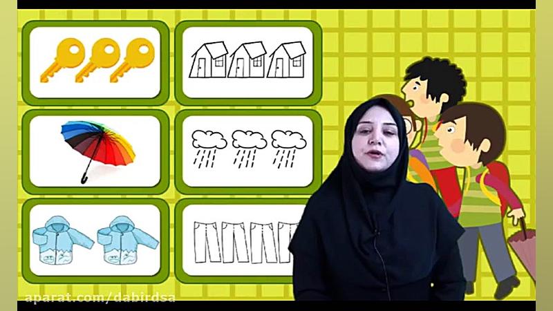 ریاضی اول دبستان درس دوم