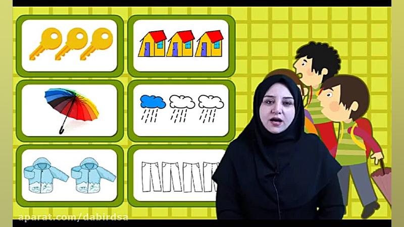 ریاضی اول دبستان درس دوم