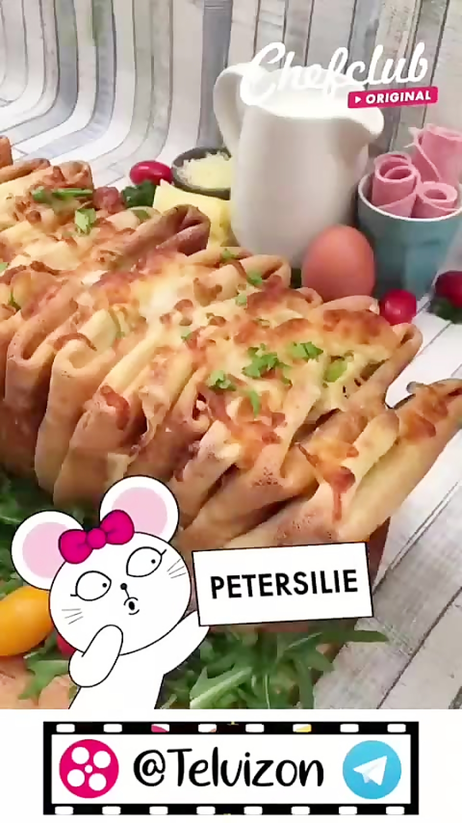 ساندویچ خلاقانه با کالباس و پن...