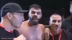 قهرمانی تو رینگ امیر علی اکبری