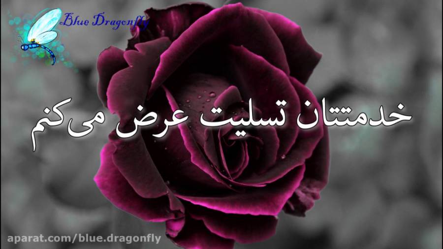 کلیپ تسلیت همدردی پیام تسلیت ع...