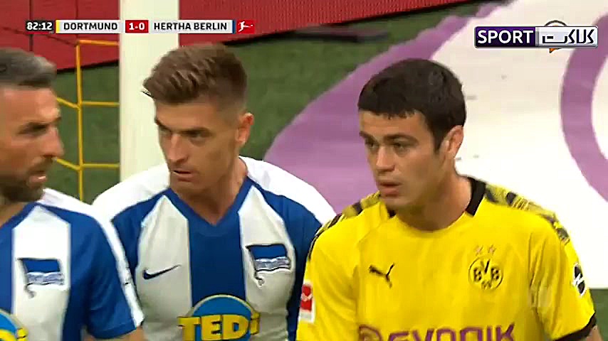 خلاصه بازی دورتموند 1 0 هرتابر...