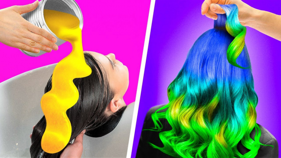 ترفند برای رنگ کردن مو