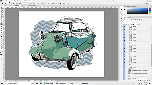 پلاگین فتوشاپ تبدیل عکس به نقا...