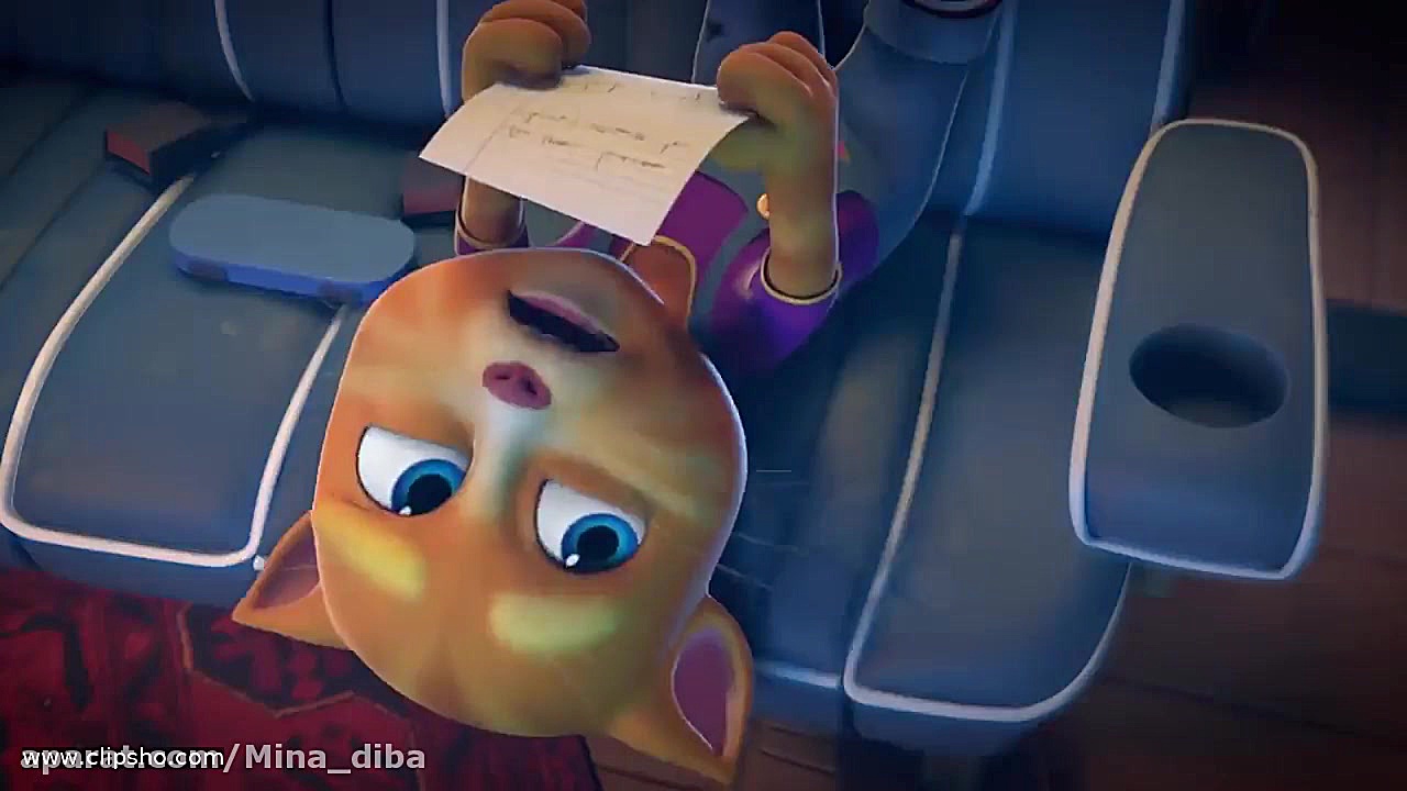 تام گربه سخنگو  بازی کاغذی