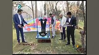 تشنج ناگهانی مهمان برنامه زنده...