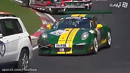 تصادف سنگین 488 GT3 در مسابقات...