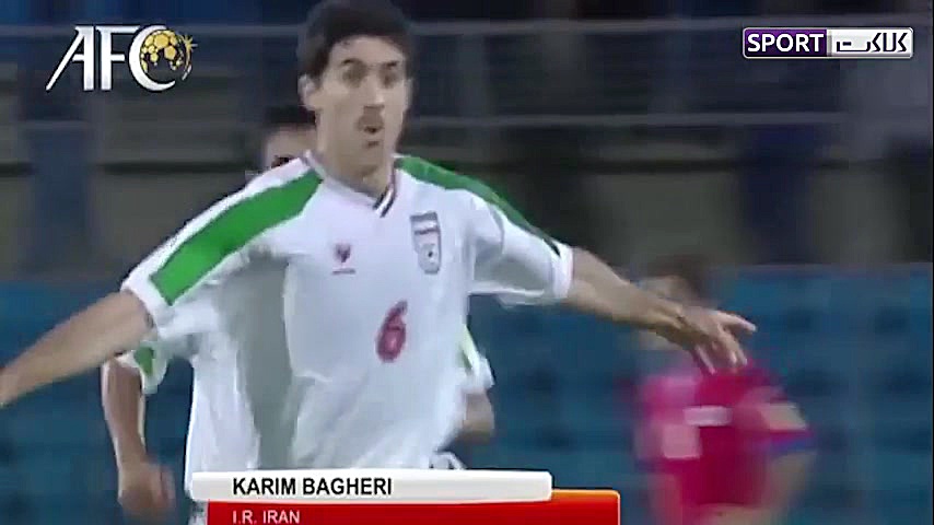 گل خاطره انگیز کریم باقری به ک...