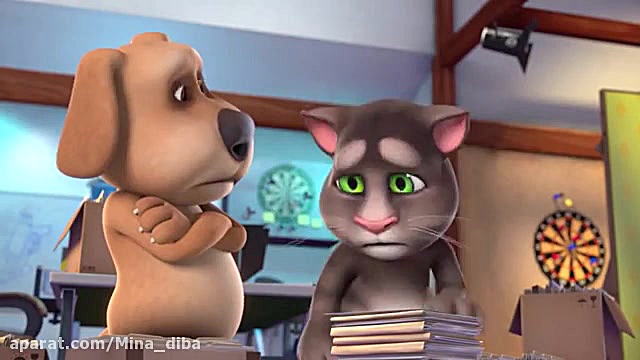 کارتون تام گربه سخنگو  شکار گن...