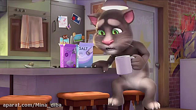 کارتون تام گربه سخنگو  اولین ق...