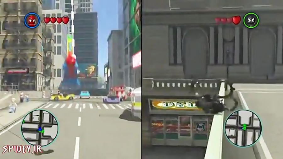 مبارزه لگویی مرد عنكبوتی با ون...