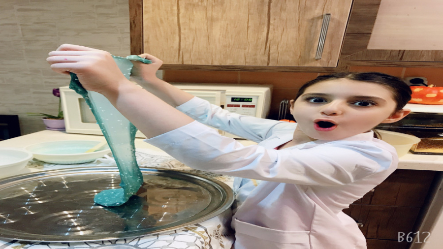 آموزش اسلایم دونه برفی به همرا...