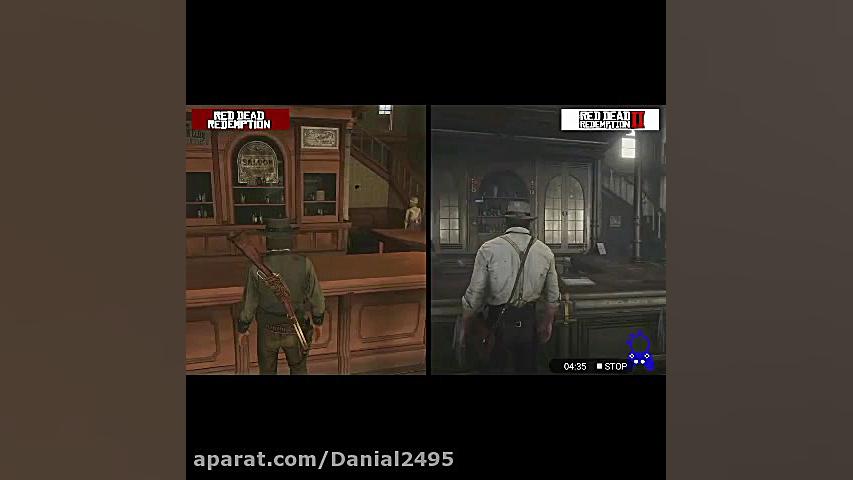 مقایسه بازی ردد ردمپشن۲ با ردد...