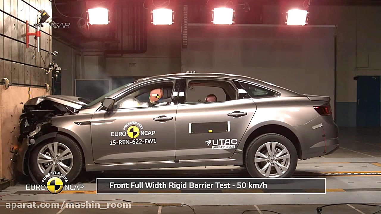 تست تصادف رنو تلیسمان