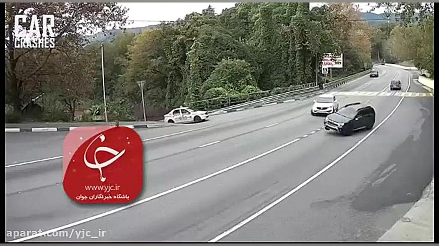 تصادف مرگبار دو خودروی شاسی بل...