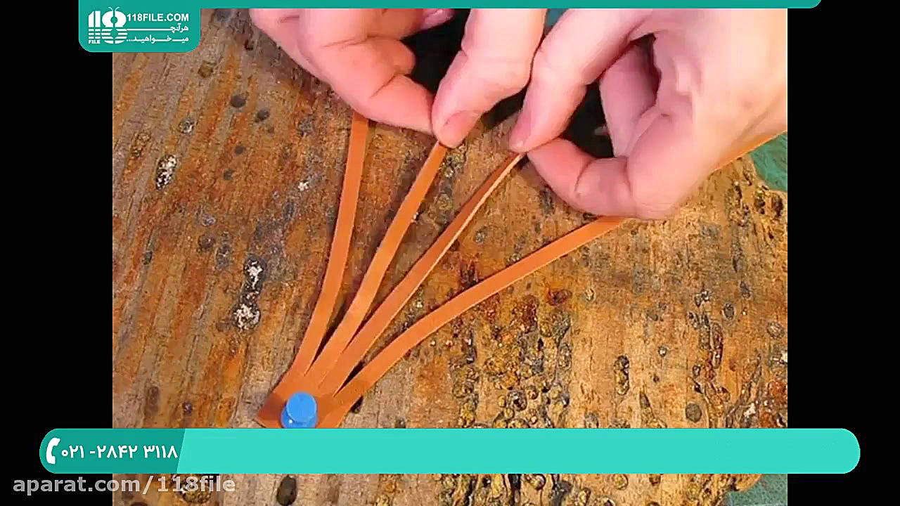 آموزش دستبند و کیف چرم | بافت...