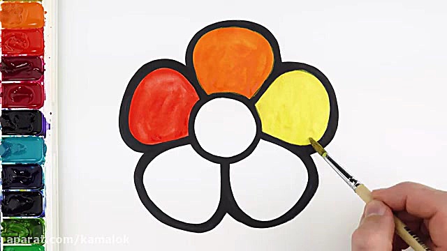 نقاشی برای کودکان  کفشدوزک 2