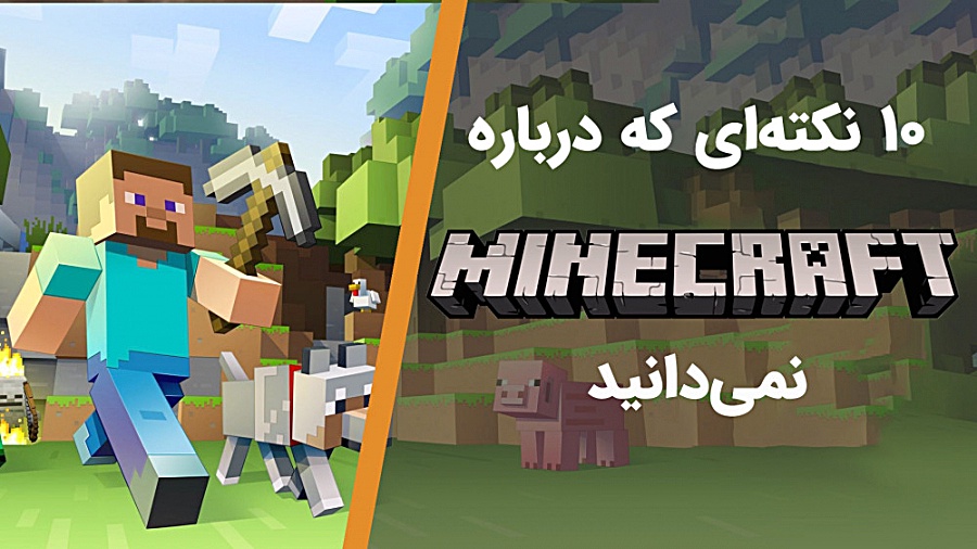 10 حقیقتی که از ماینکرفت نمیدا...