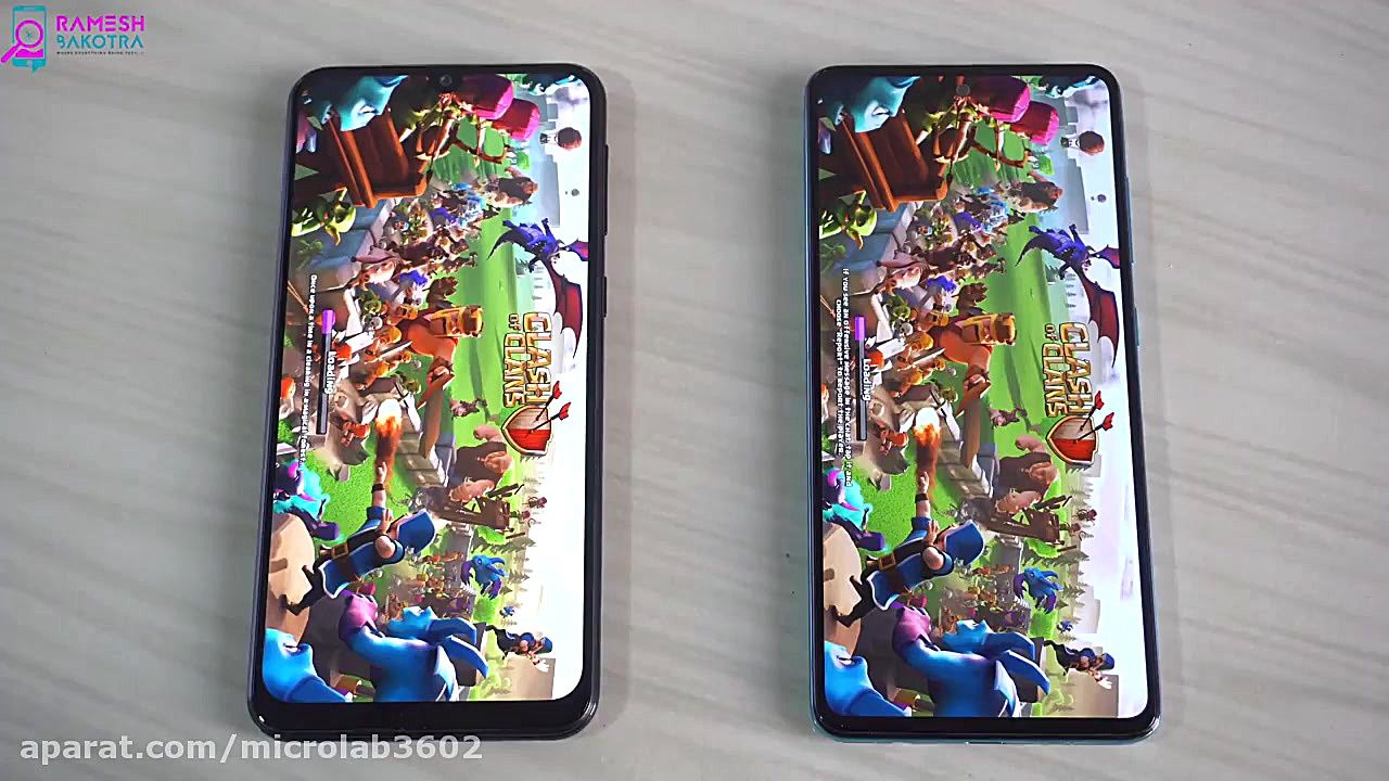 تست سرعت دو گوشی Samsung Galax...