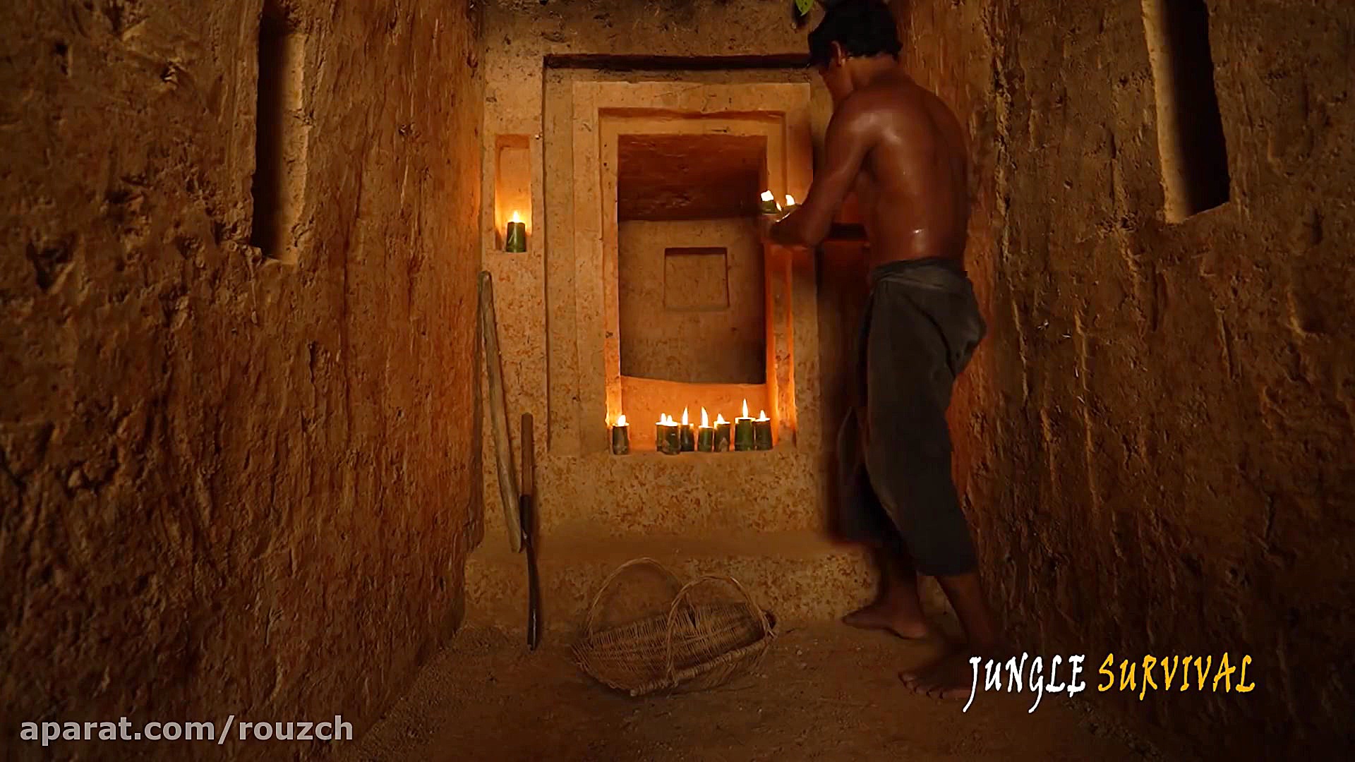 ساخت استخر مخفی به شکل عمارت ق...