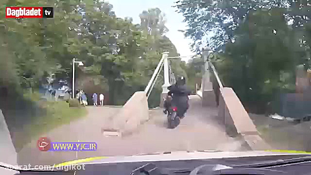 تعقیب و گریز وحشتناک پلیس با س...