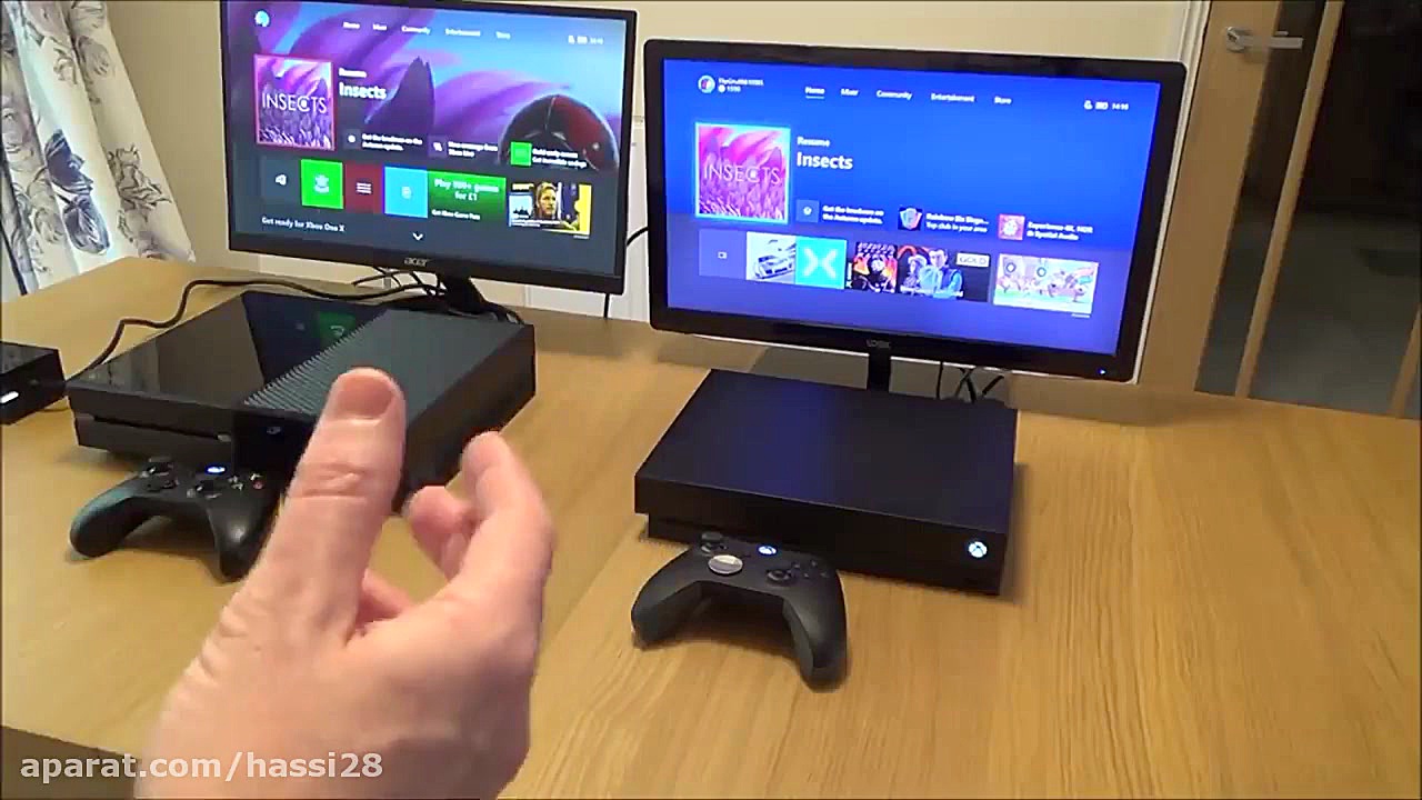 مقایسه کیفیت تصویری ایکس باکس...