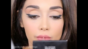 الناز گلرخ و اموزش خط چشم !
