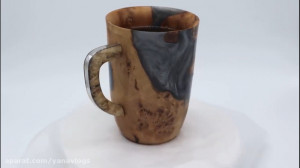 طراحی و هنرنمایی با چوب  ماگ