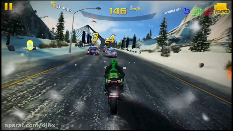 گیم پلی بخش موتور سواری بازی آ...