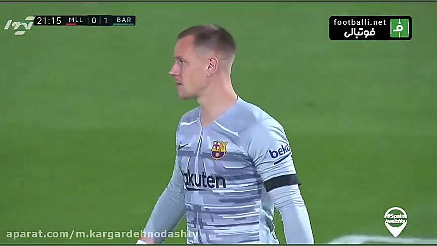 خلاصه بازی بارسلونا و مایورکا