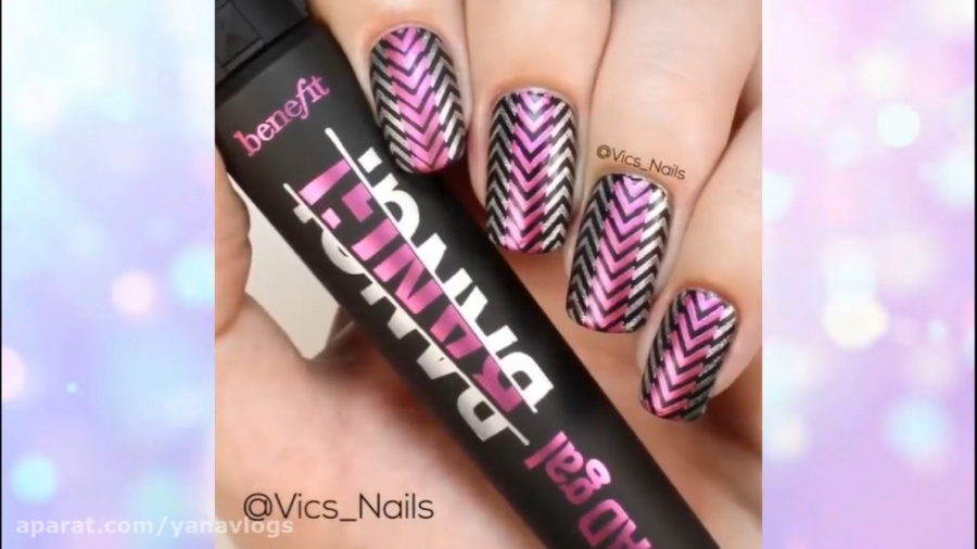 ناخن و دیزاین جالب