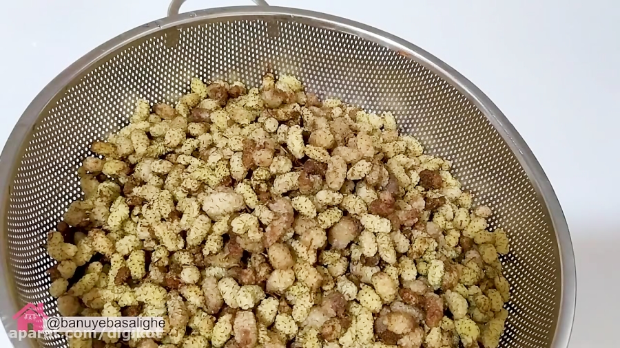 روش ساده درست کردن شیره توت در...