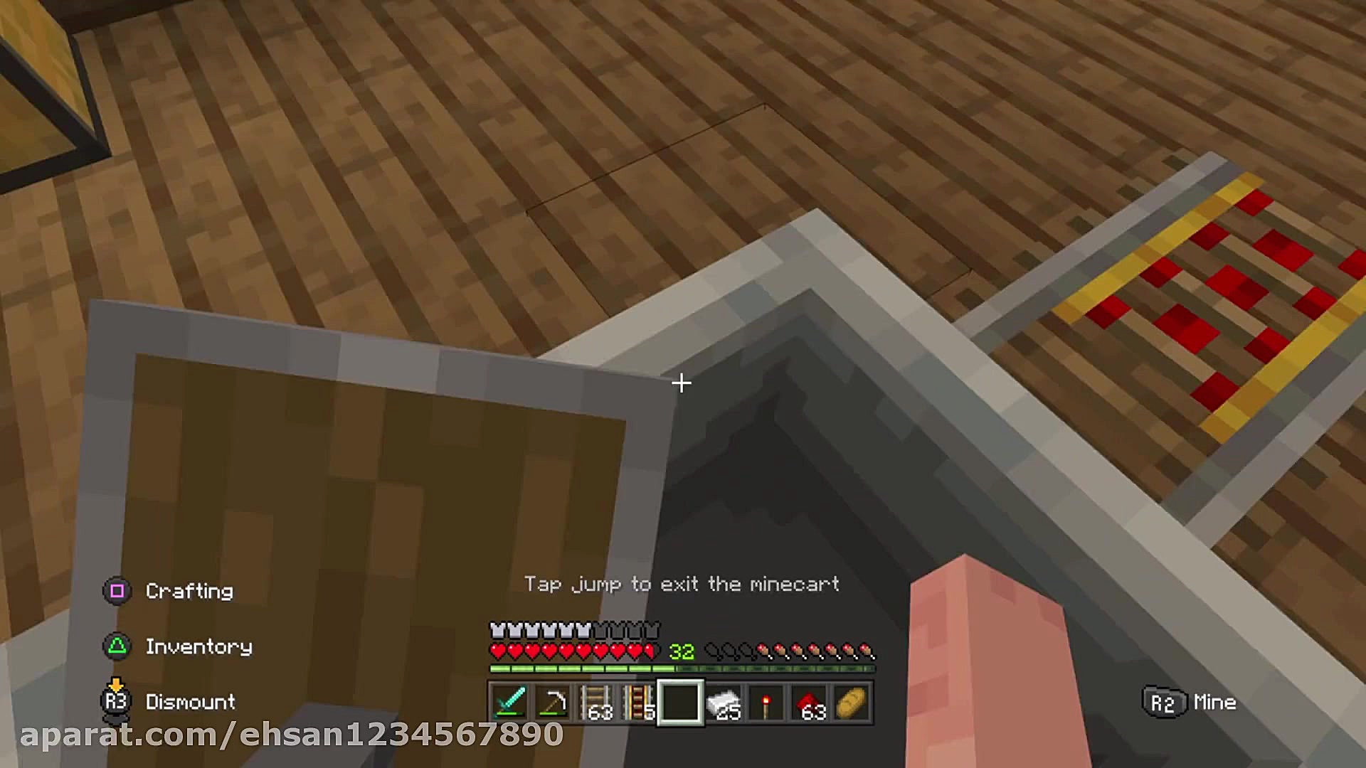 گیم پلی از بازی ماین کرافت سرو...