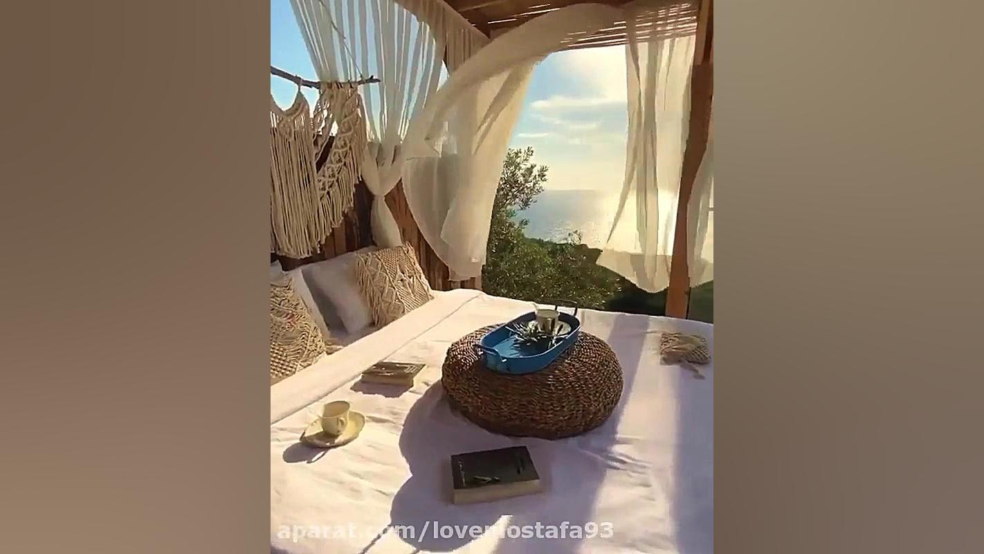 غروبی زیبا در یونان