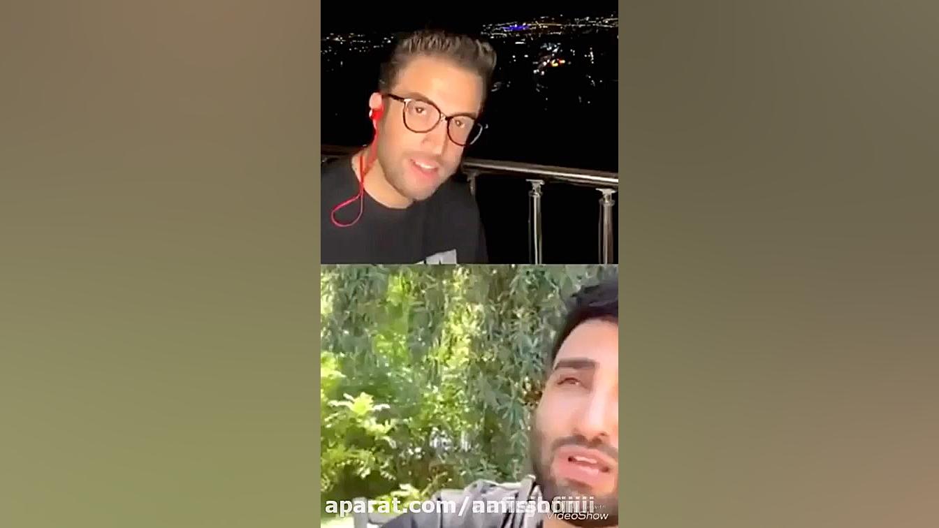 لایو اینستاگرام تهی و بنیامین...