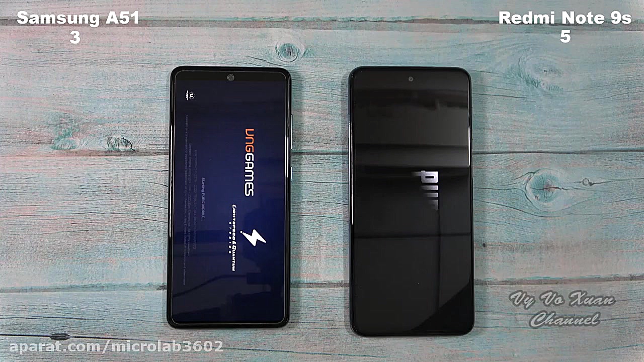 مقایسه و تست سرعت دو گوشی Sams...