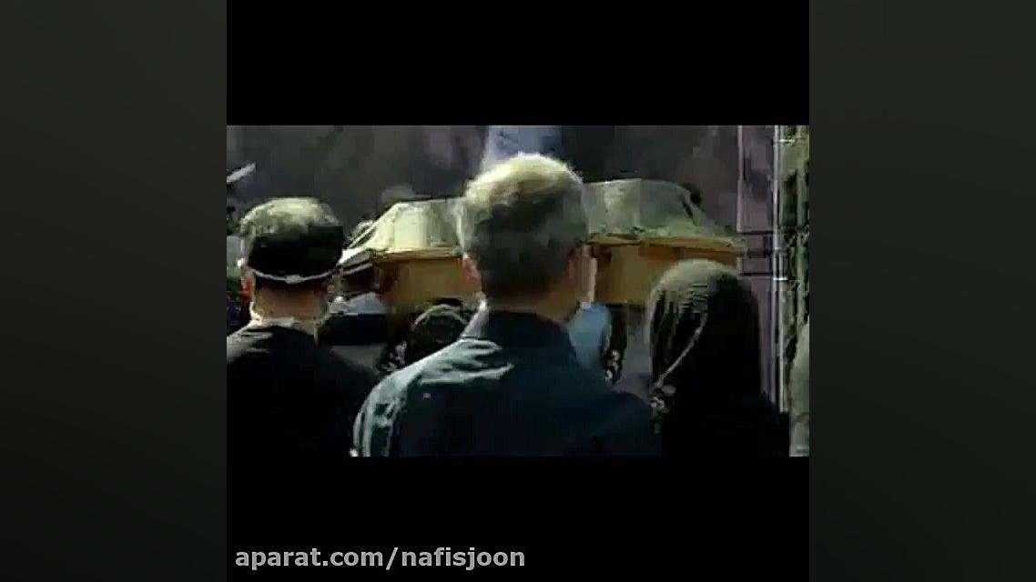 فیلم مراسم خاکسپاری پیکر بازیگ...