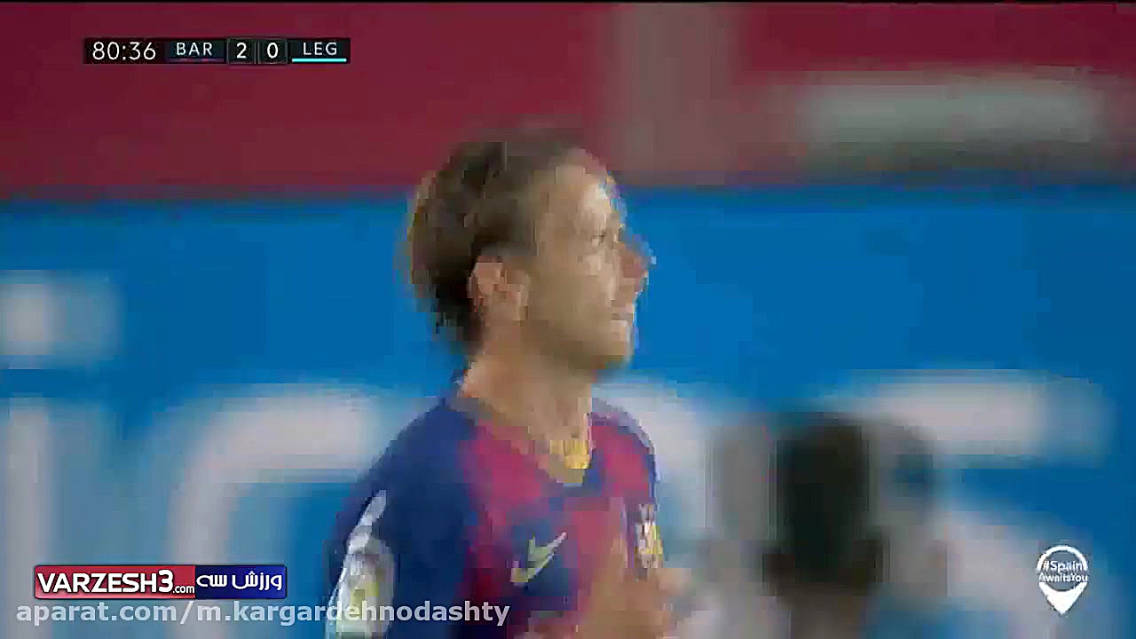 خلاصه بازی بارسلونا و لگانس