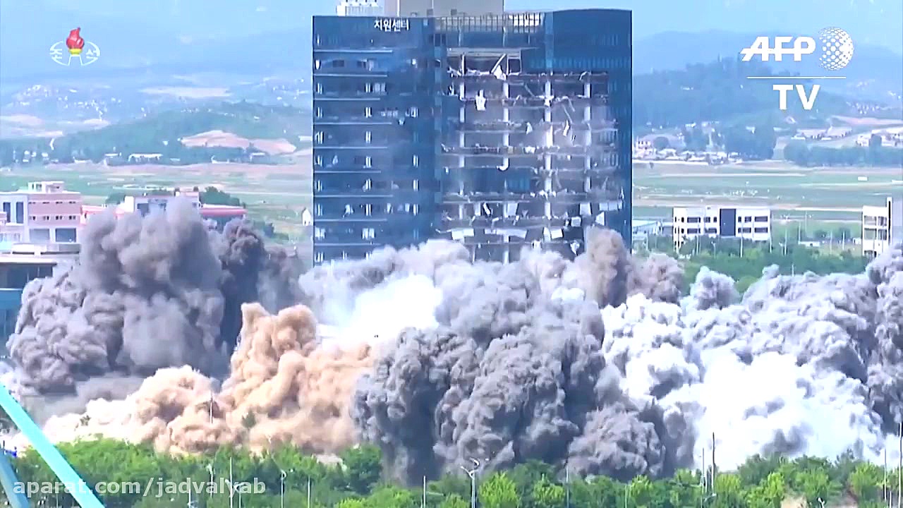 لحظه انفجار دفتر ارتباطات هماه...