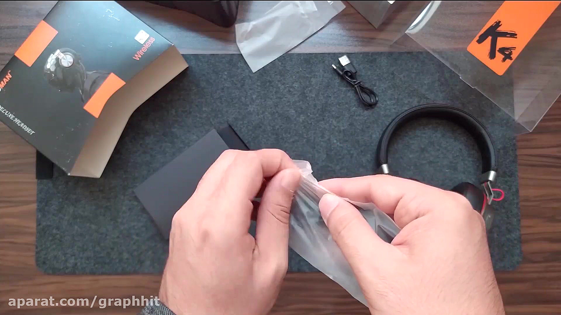 آنباکس هدفون کلومن k4