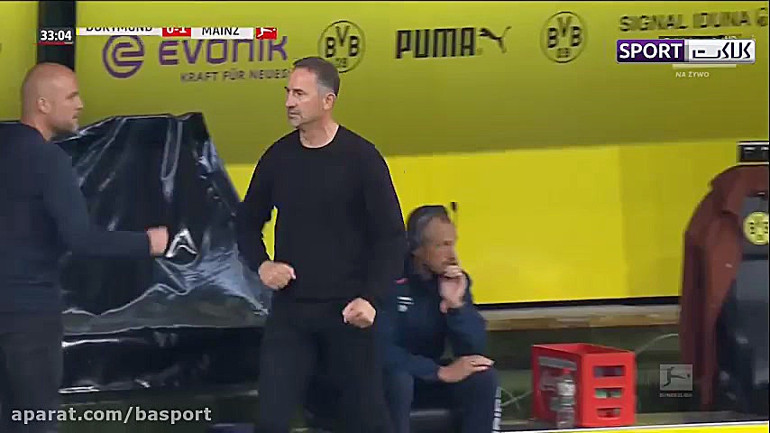 خلاصه بازی دورتموند 0 2 ماینس