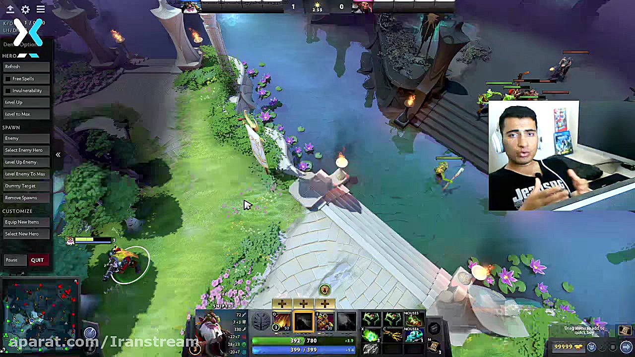 آموزش جامع بازی دوتا 2 در 30 دقیقه - DOTA 2 Persian Tutorial - ایران استریم