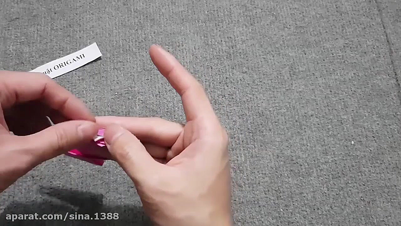 آموزش ساخت اوریگامی خرگوش