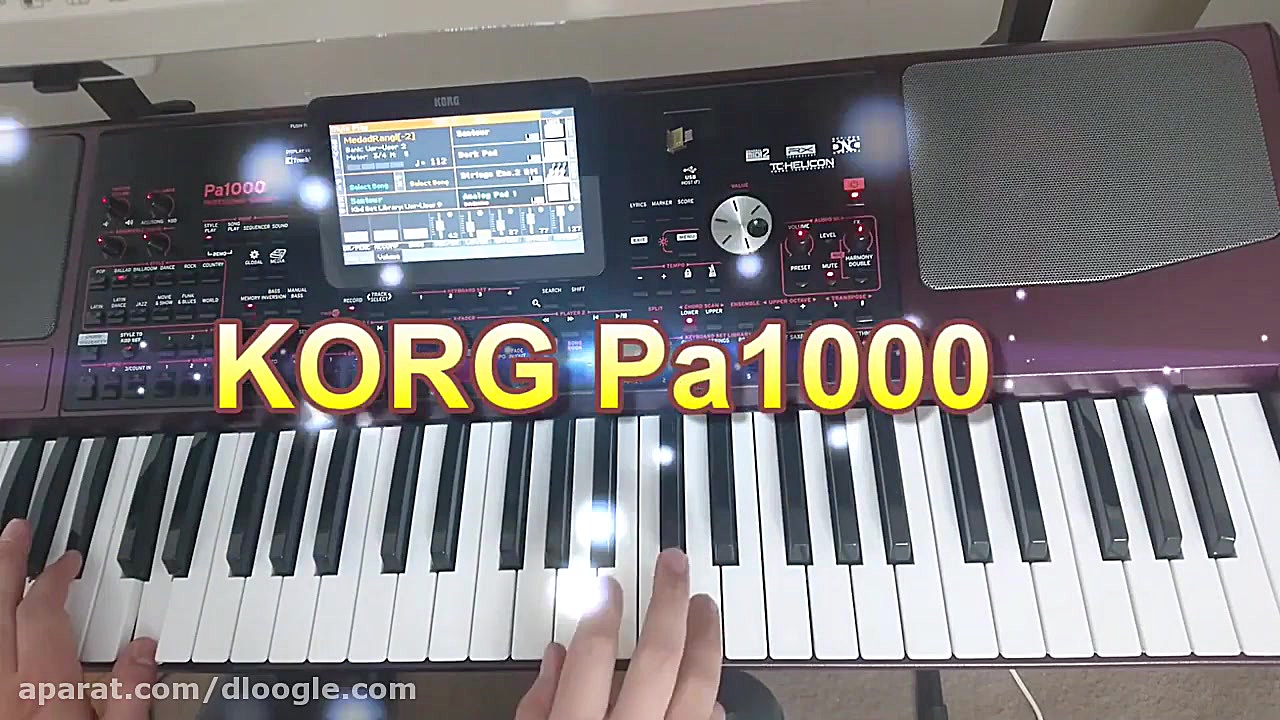 ارگ نوازی  آهنگ شاد با صدای سن...