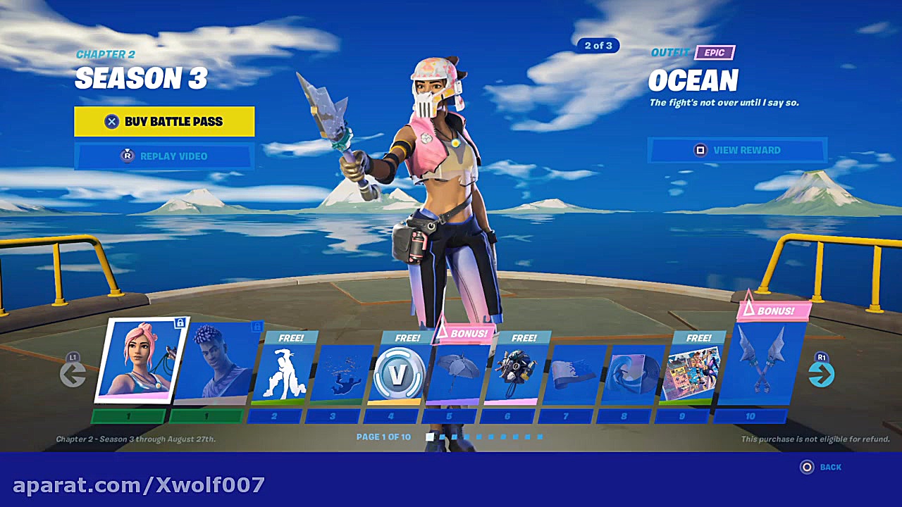 گیم پلی بازی فورتنایت سیزن جدی...