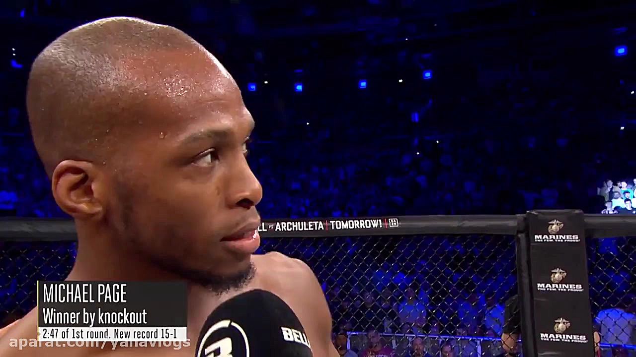 مبارزه MMA بین Michael Page vs...