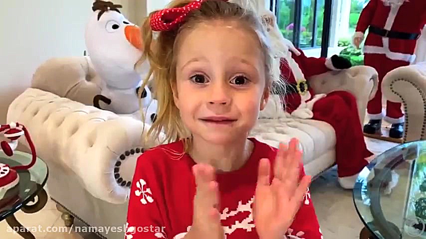 ناستیا و کادو ها از طرف بابا ن...