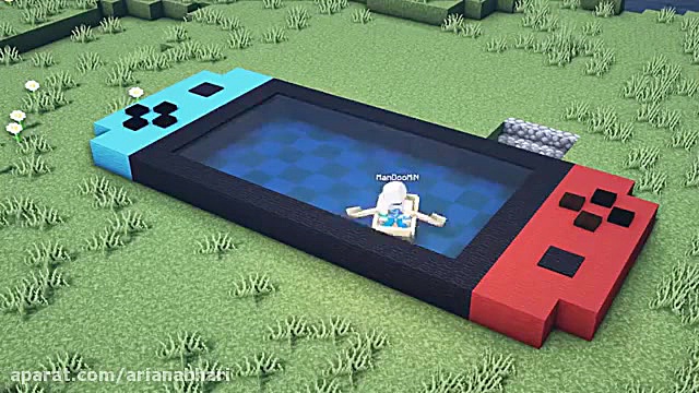 ساخت دسته پلی استیشن در ماین ک...