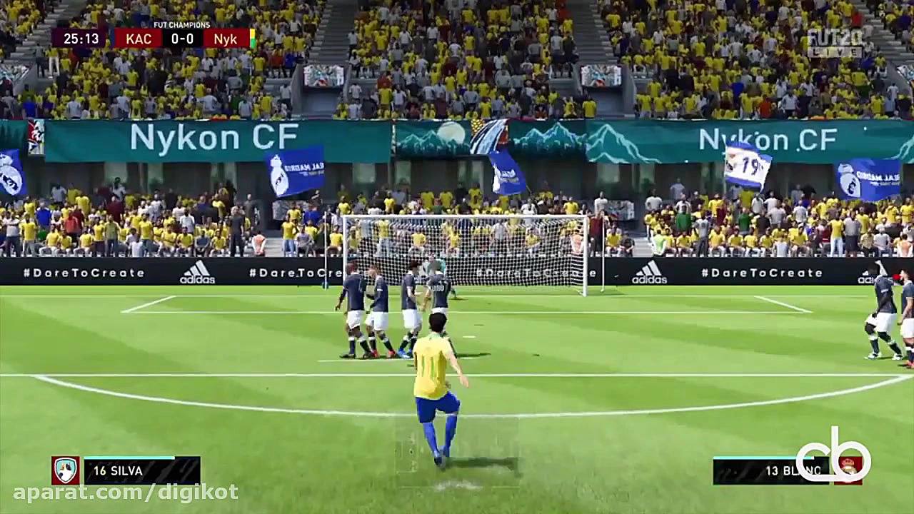 گیم پلی فیفا 20  ضربه های آزاد