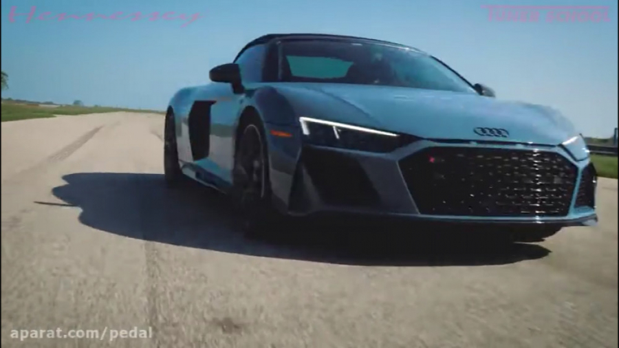 تست داینوی آئودی R8 با تیون هن...